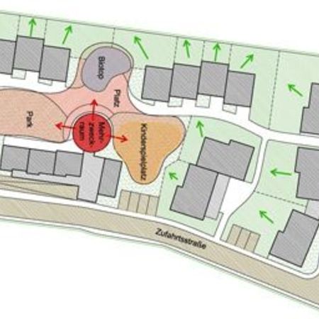 Skizzen zum Generationendorf Lasseregg Anif Neubau