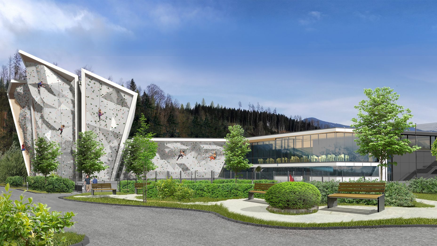 Eis- und Kletterhalle in Bischofshofen